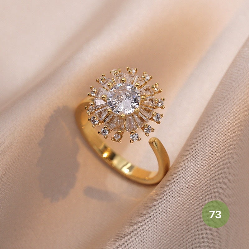 Golden Spinner Ring