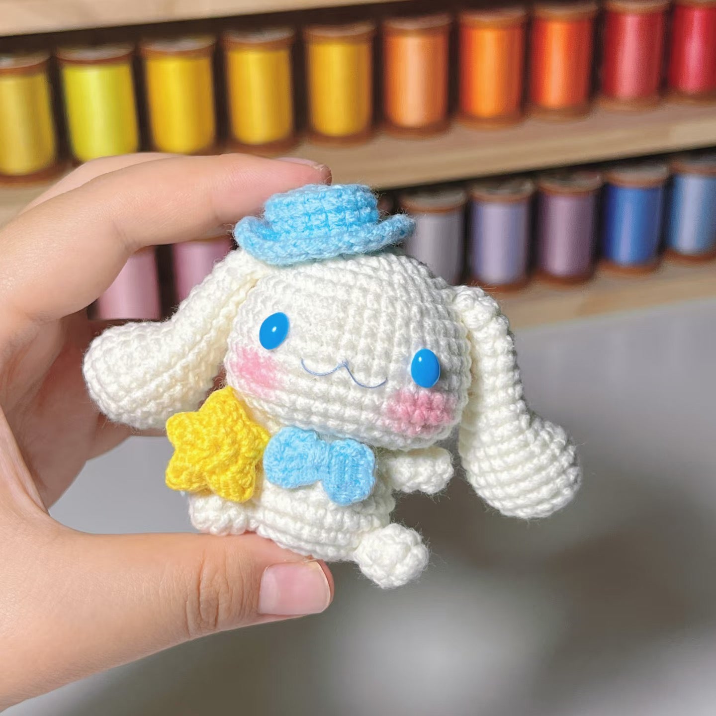 Cartoon Handmade Crocheted Doll