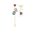 Bunny and Poker Earrings