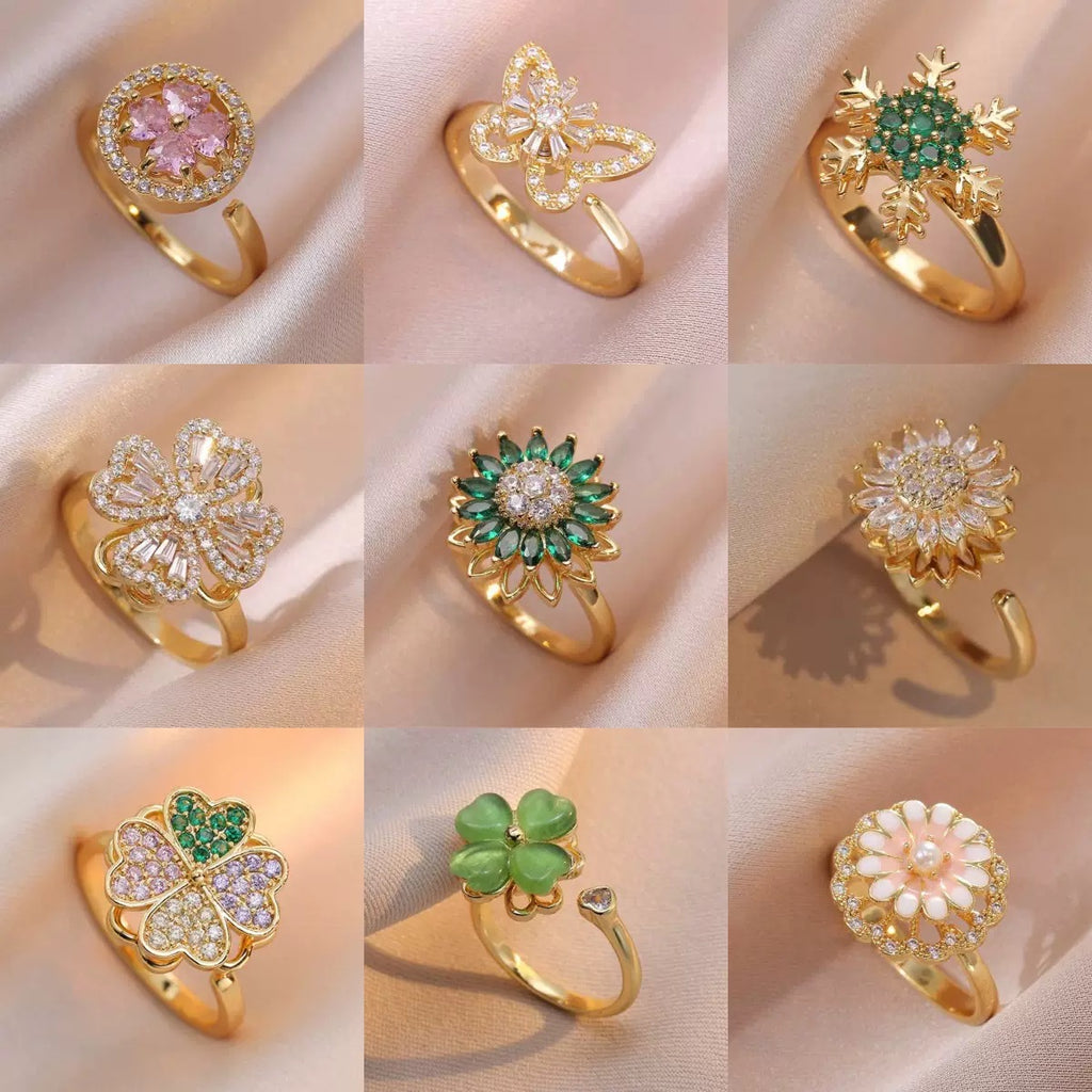 Golden Spinner Ring