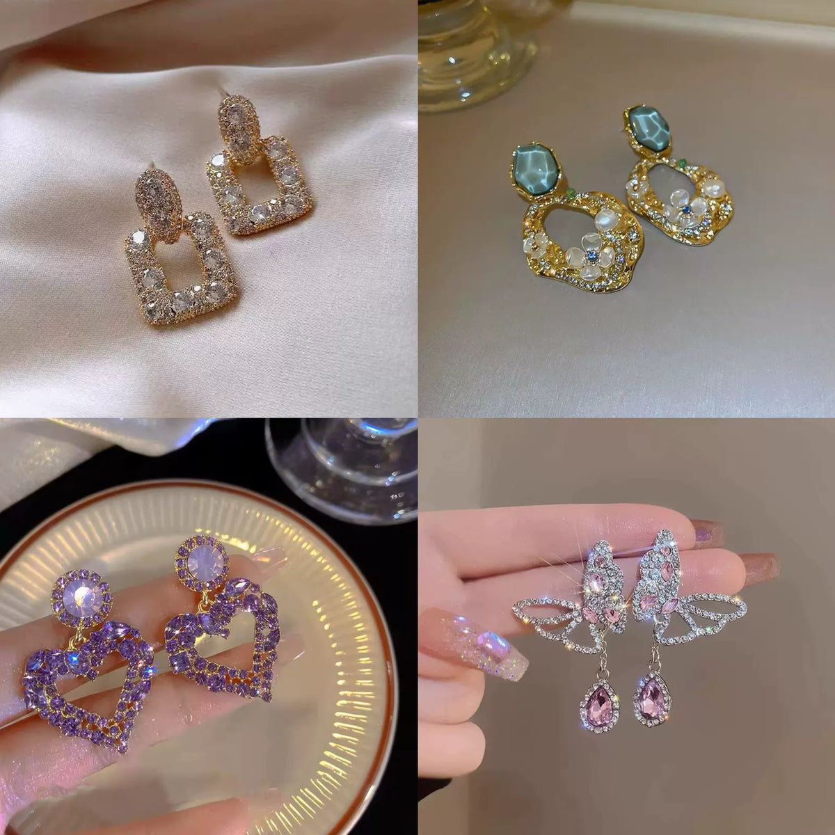 New Dainty Dangle Earrings