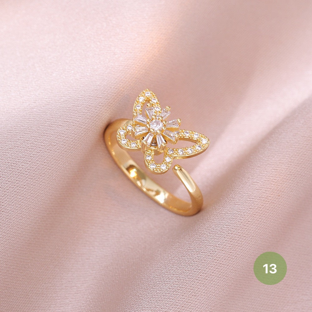 Golden Spinner Ring