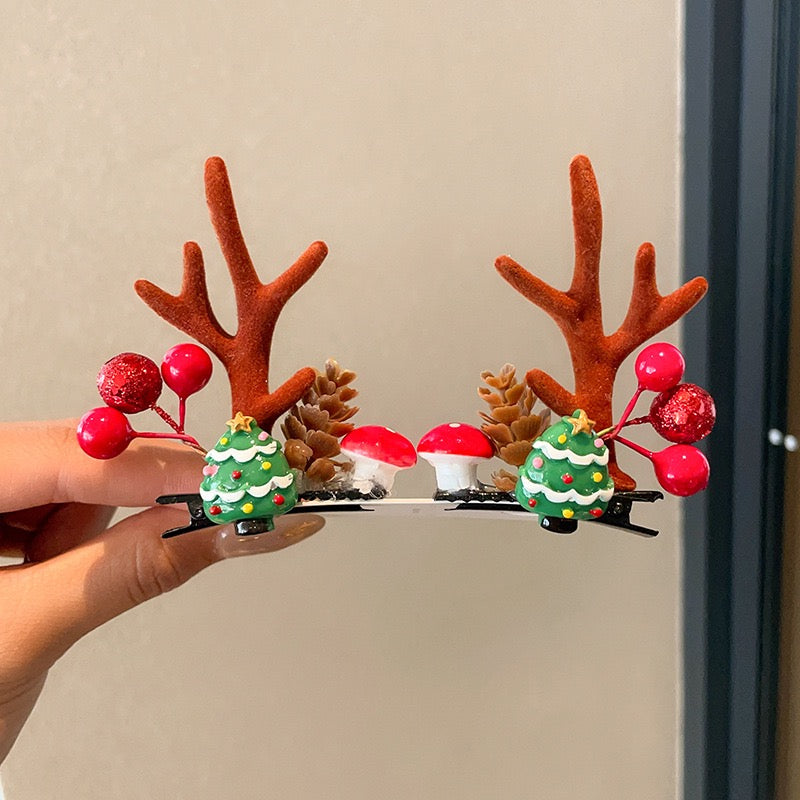 Handmade Christmas Hair Clips- Blind Bag