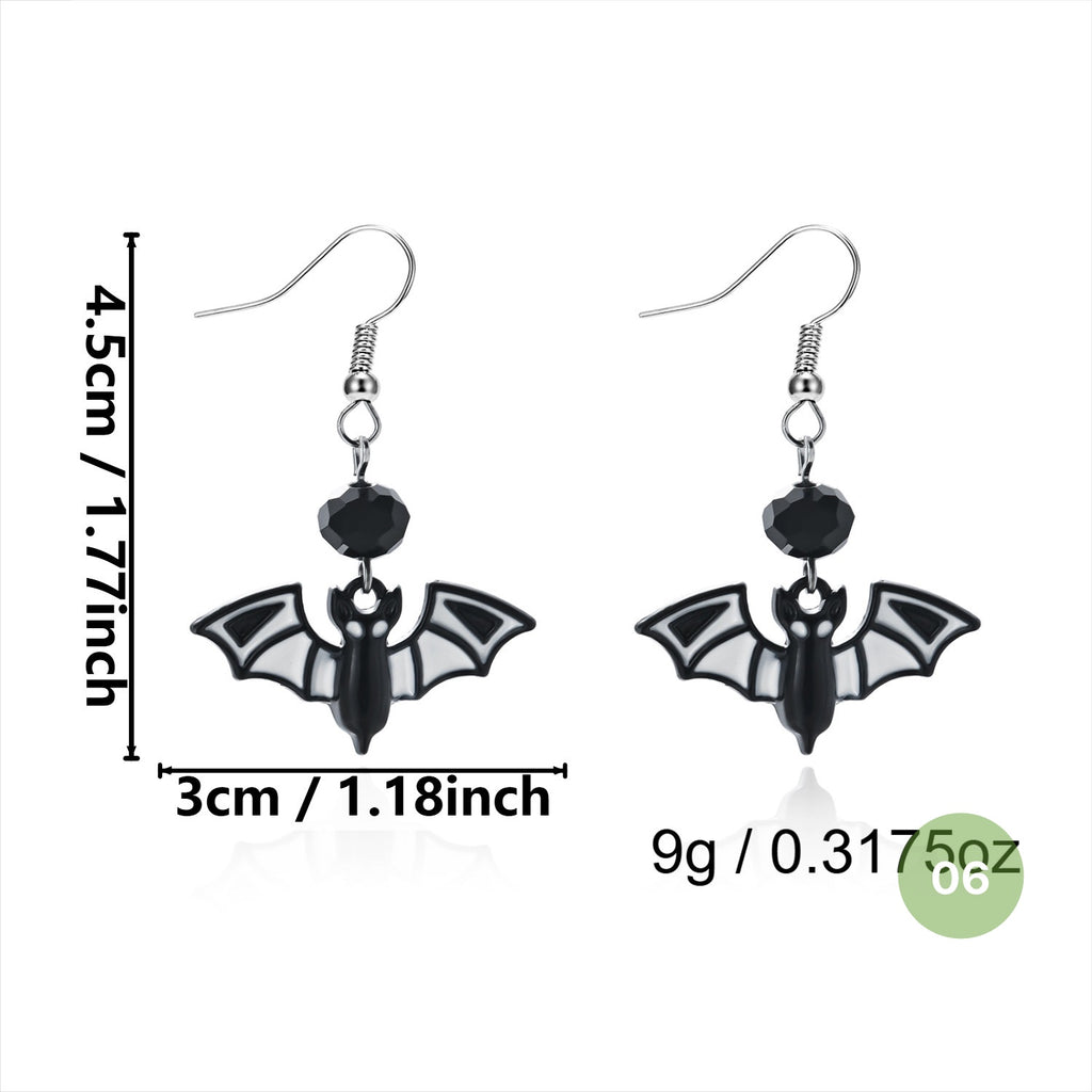 Halloween Spider Dangle Earrings