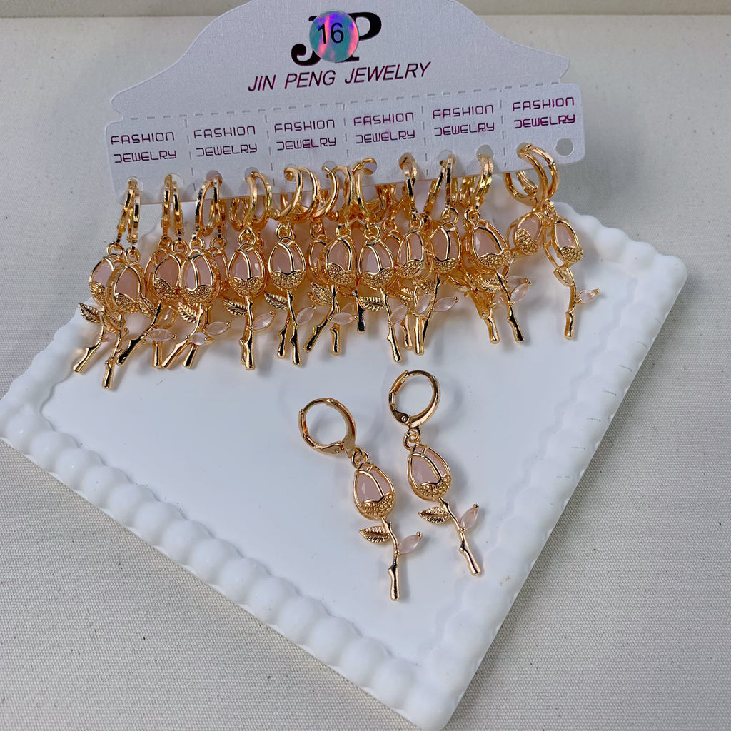 Dainty Dangle Hoop Earring