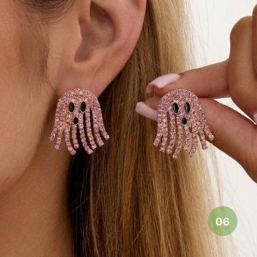 Shiny ghost Earrings