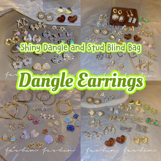 Shiny Delicate Dangle Earrings - Blind Bag