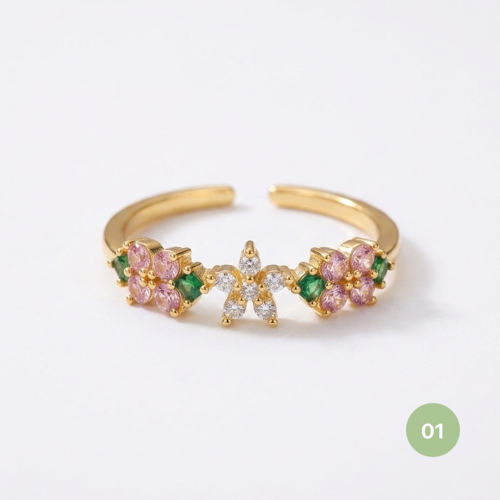 Dainty Rings - golden and silver