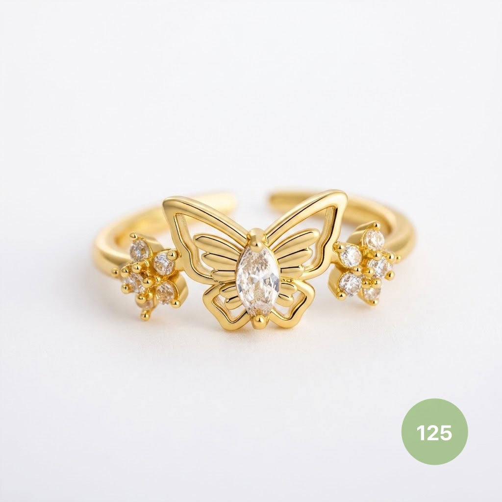 Dainty Rings - golden and silver