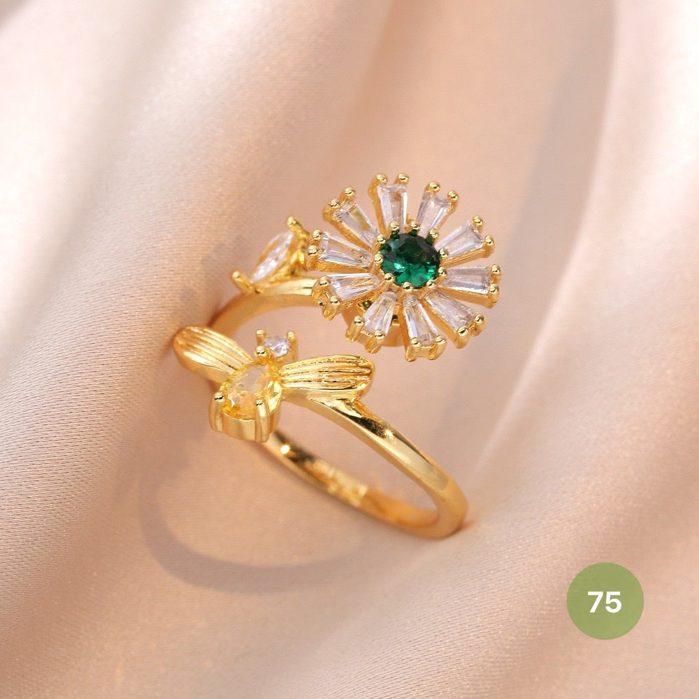 Golden Spinner Ring