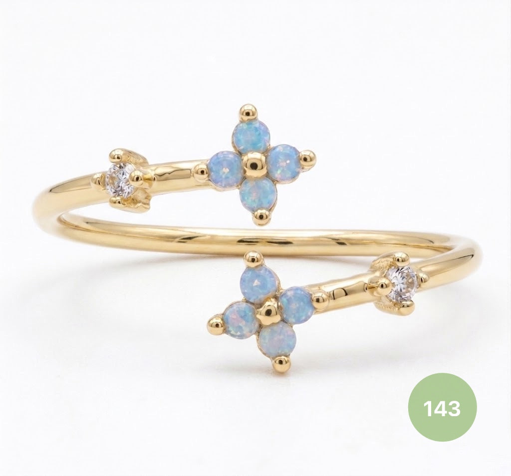 Dainty Rings - golden and silver