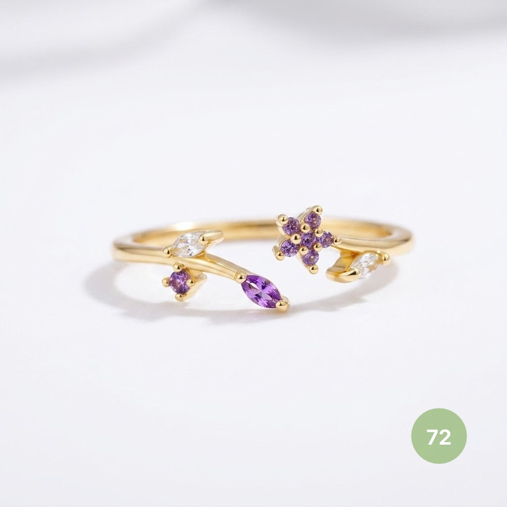 Dainty Rings - golden and silver