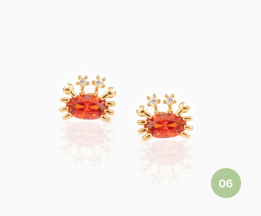 Sea Animal Stud Earrings