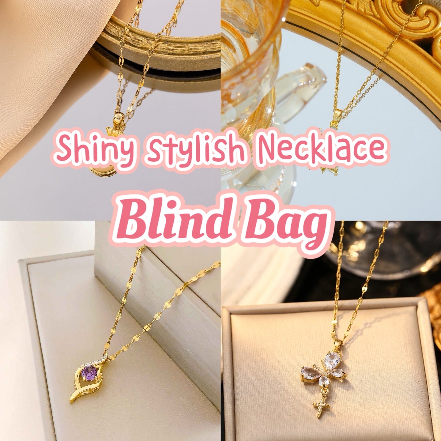 Shiny Stylish Necklaces - Blind Bag