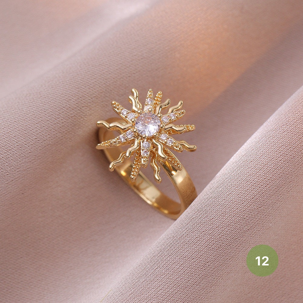 Golden Spinner Ring