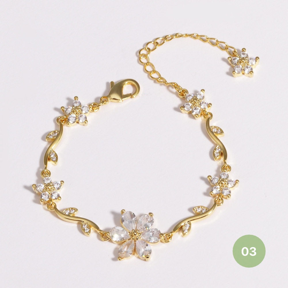 Dainty Flower Bracelets