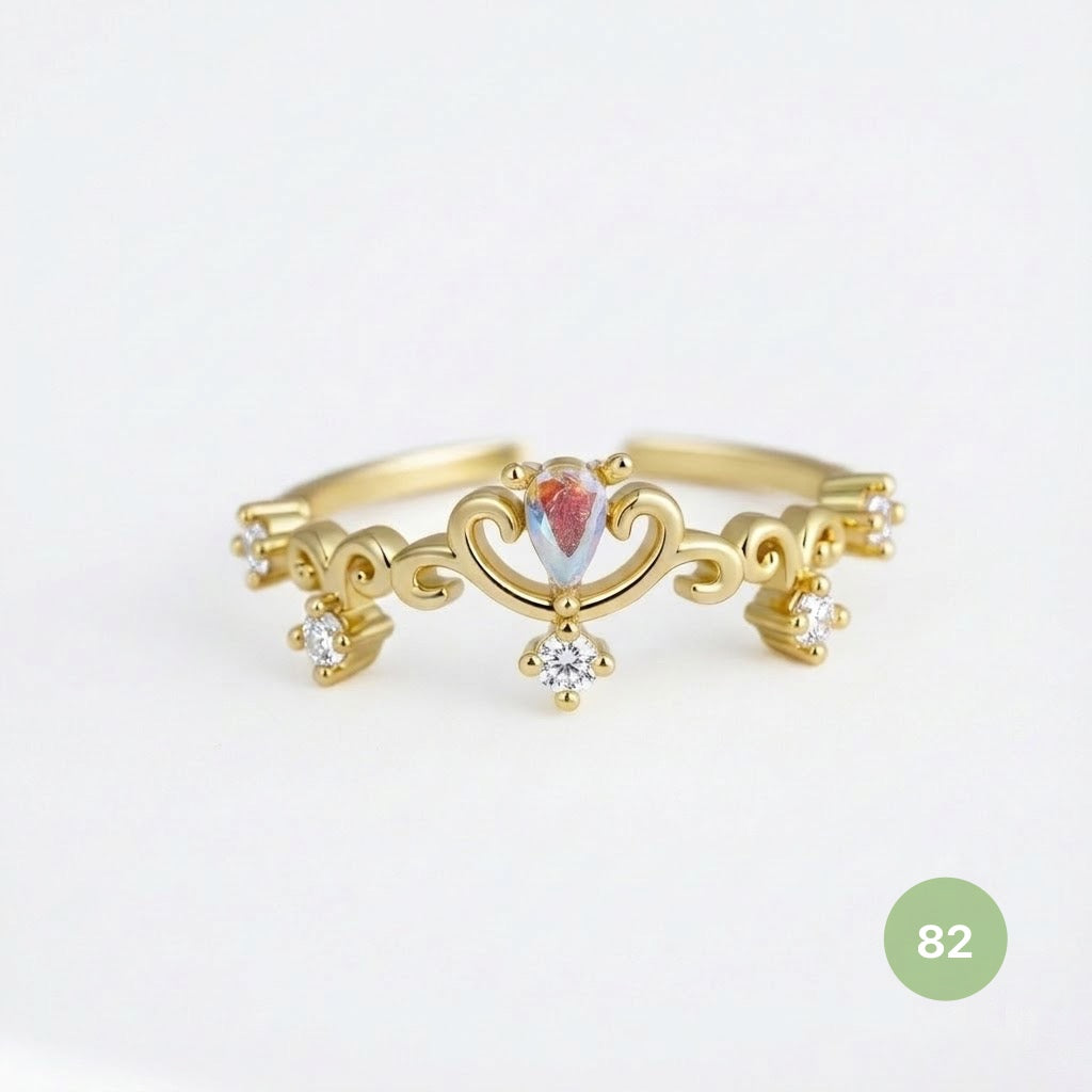 Dainty Rings - golden and silver