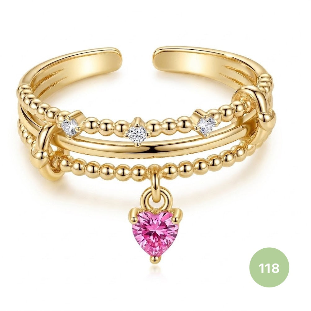 Dainty Rings - golden and silver