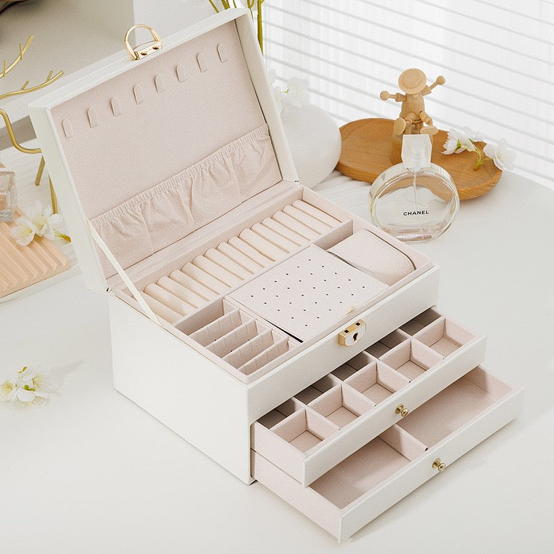 Fancy Three Layer Jewelry Box