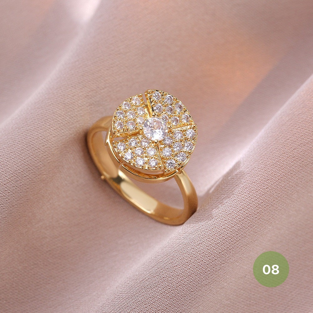 Golden Spinner Ring