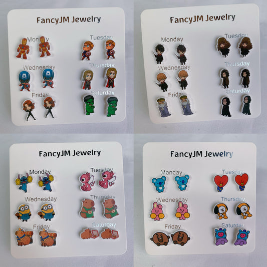 Cartoon Series Studs