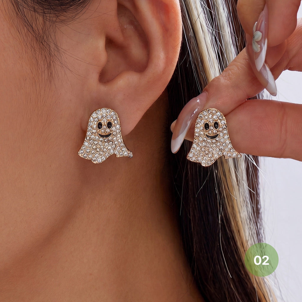 Shiny ghost Earrings