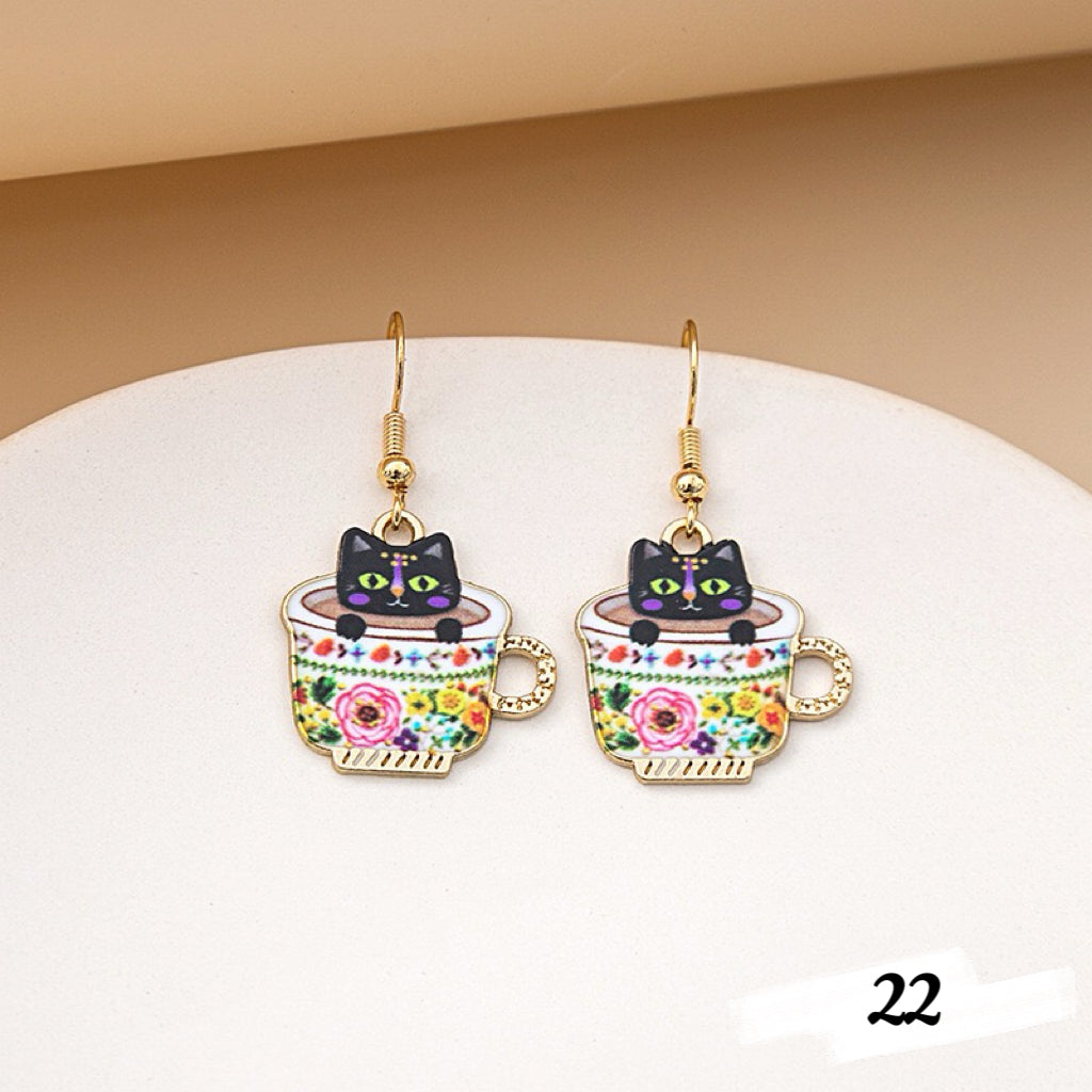 Cute Cat Series Earrings