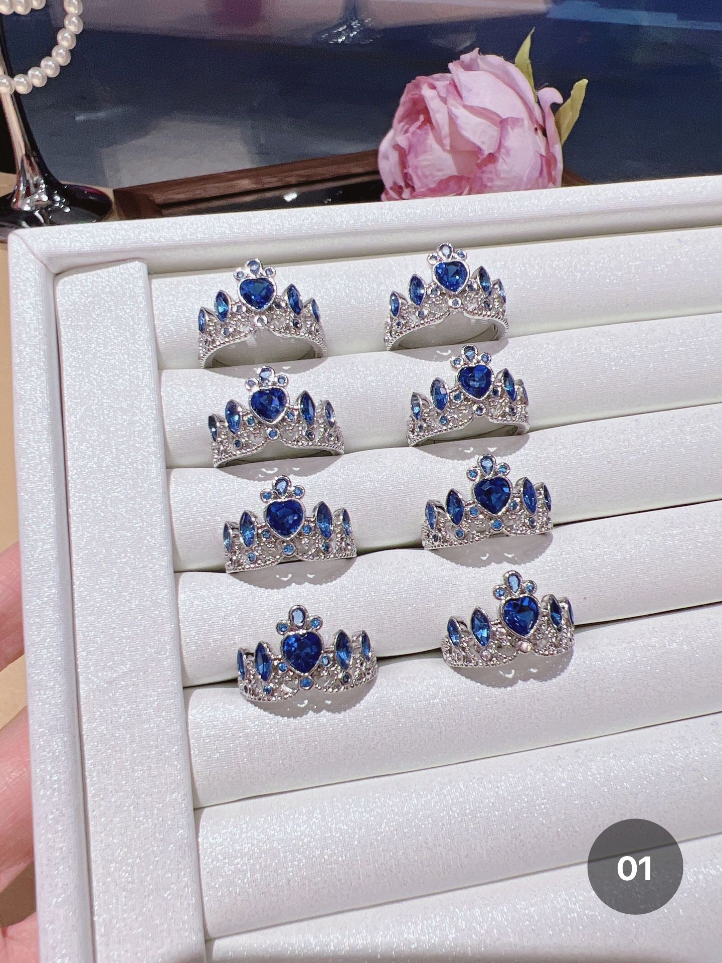 Blue Series Rings