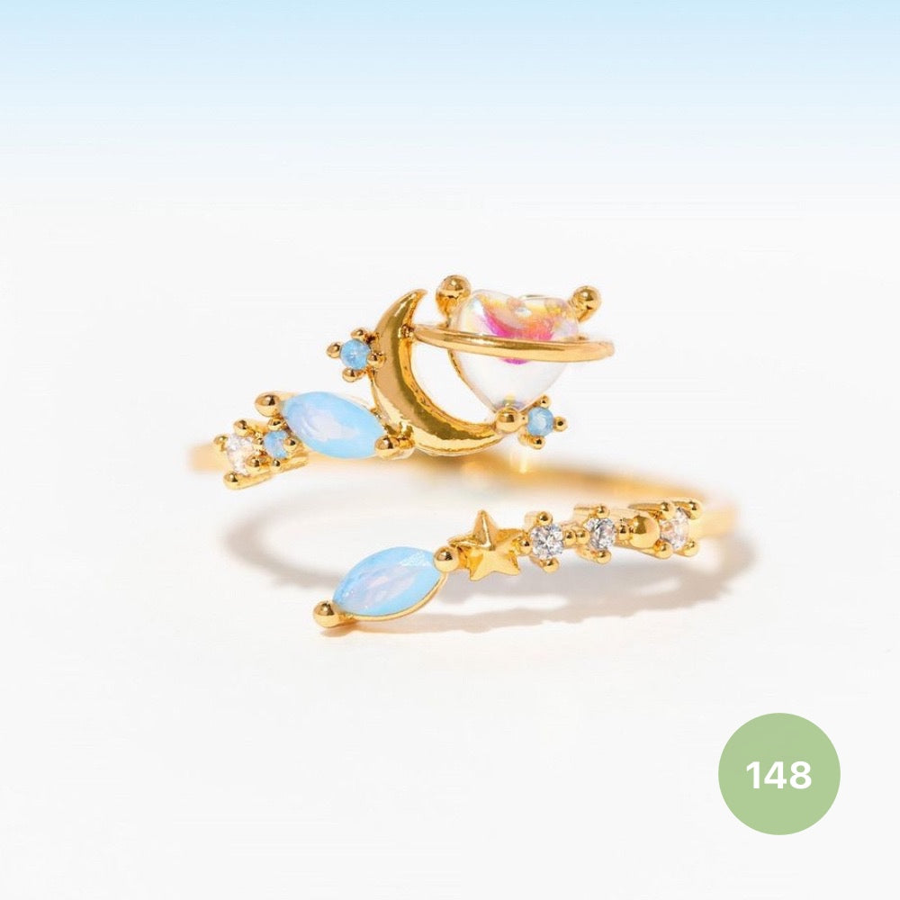 Dainty Rings - golden and silver