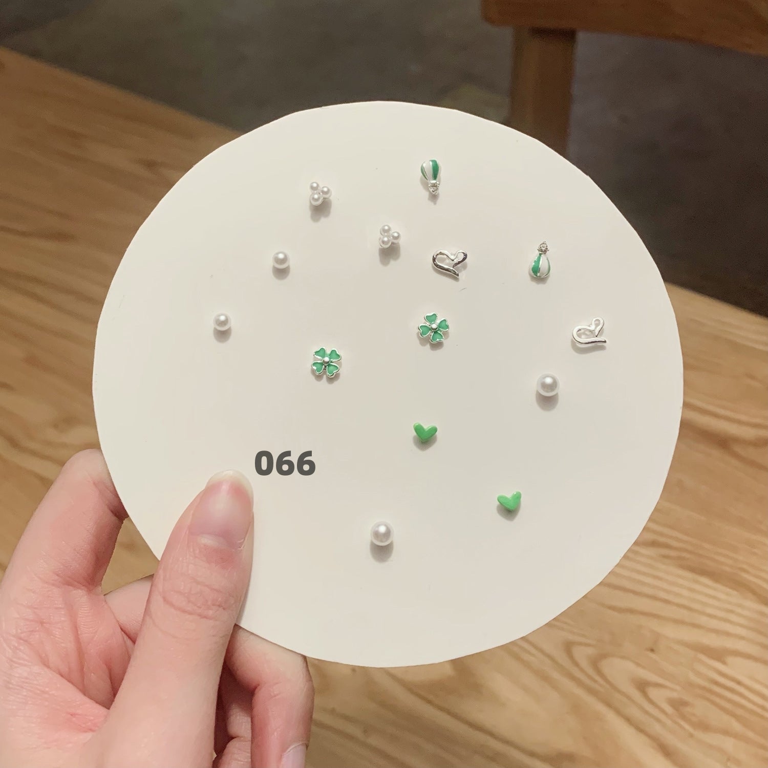 Cute Silver Earring Set
