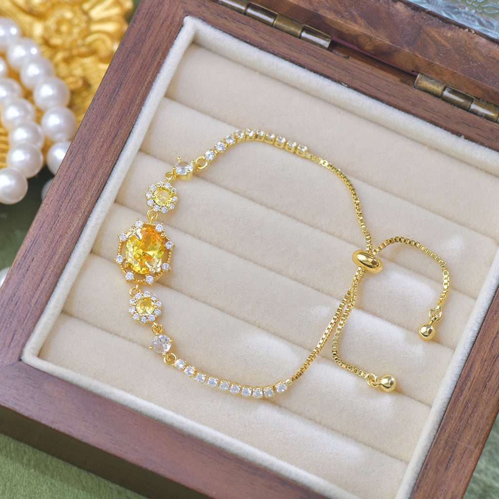 Luxe Openwork Shiny Golden Jewelry Set