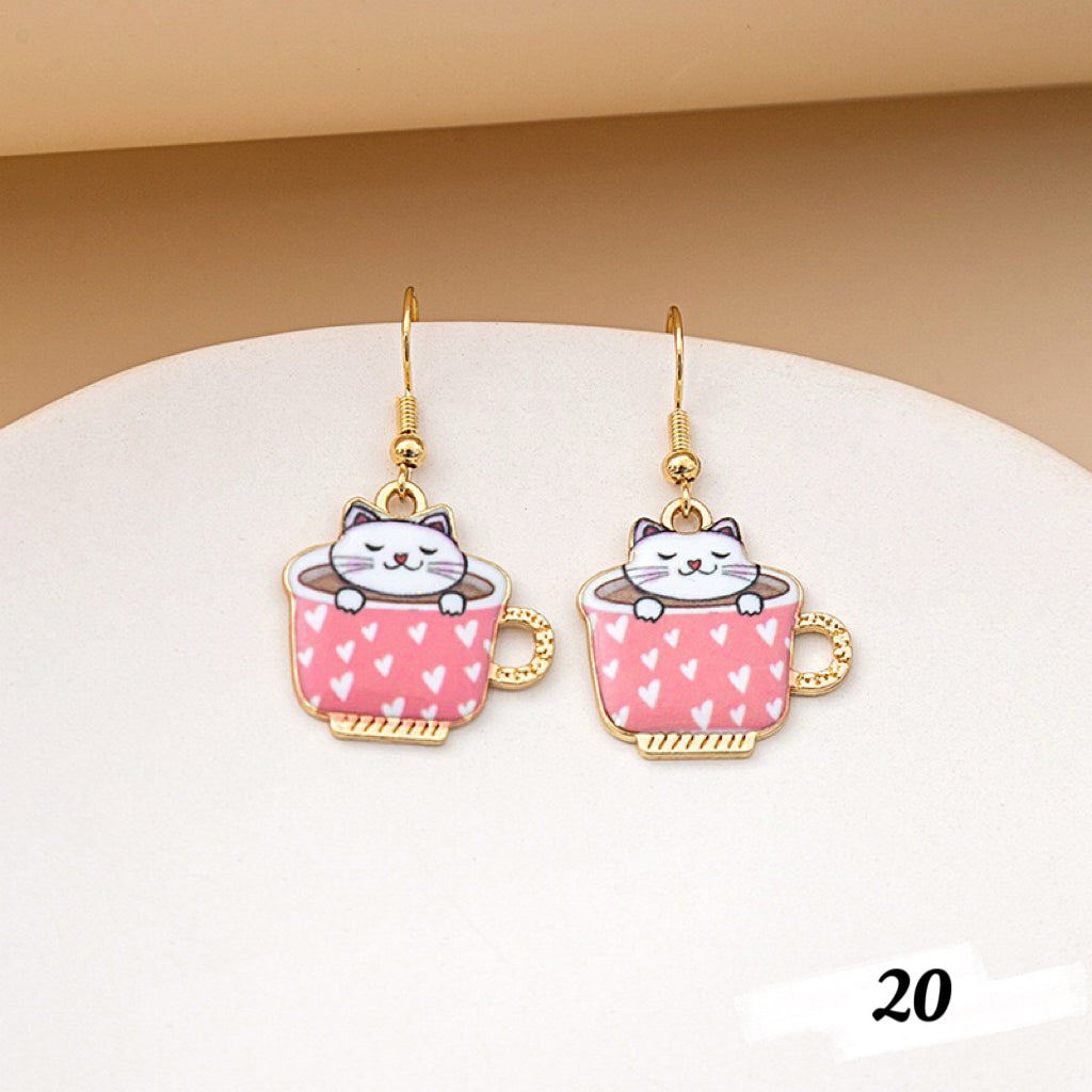 Cute Cat Series Earrings