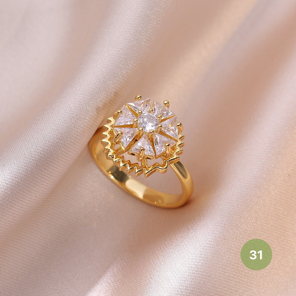 Golden Spinner Ring