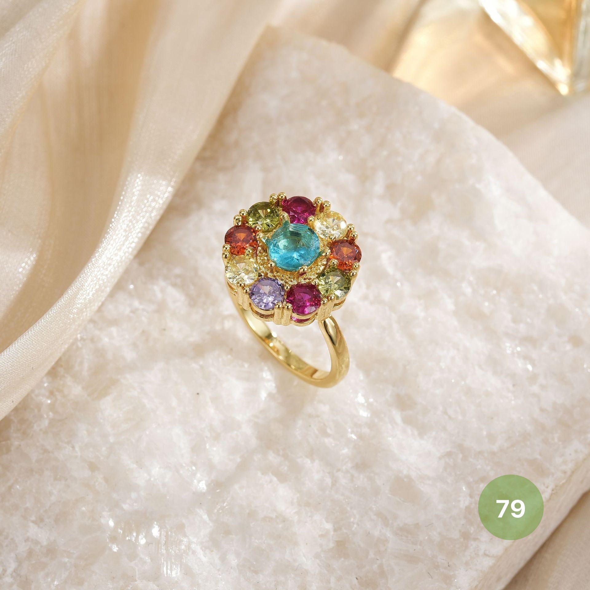 Golden Spinner Ring