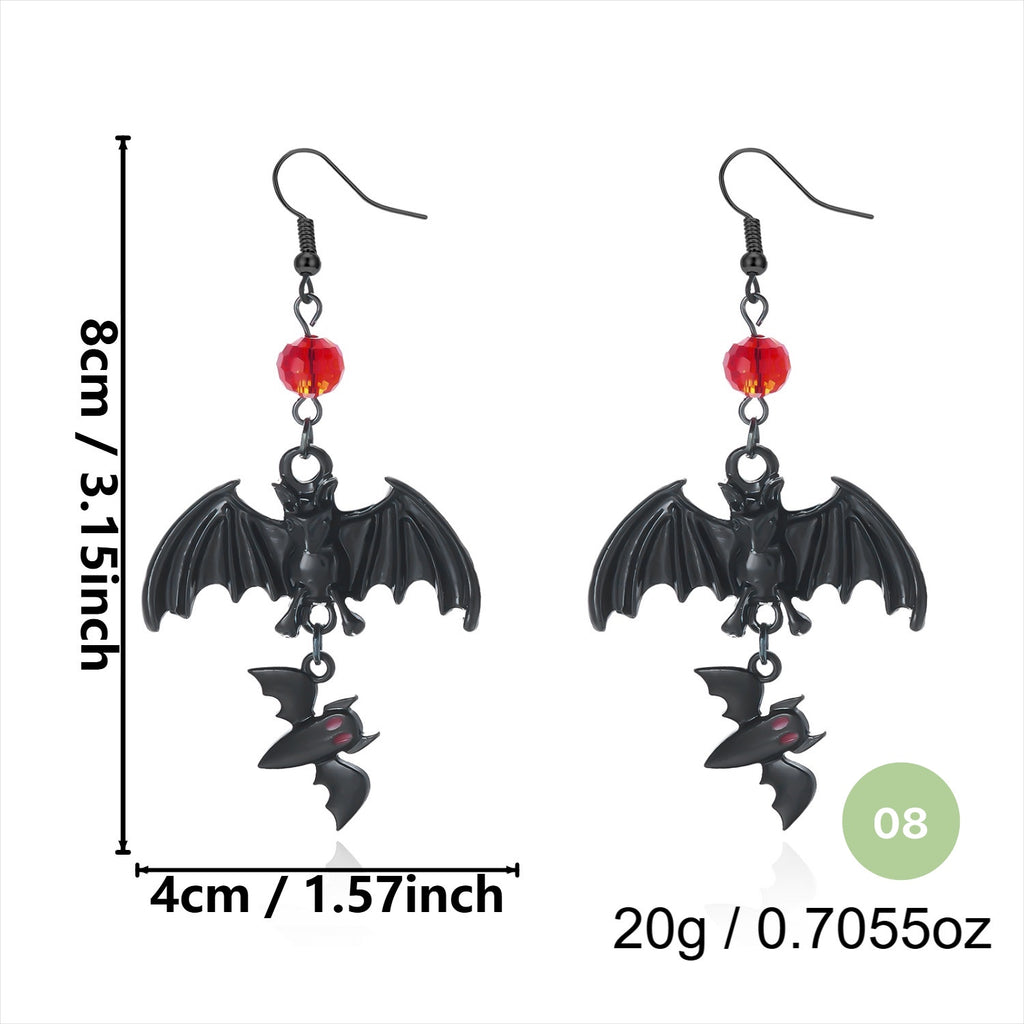 Halloween Spider Dangle Earrings