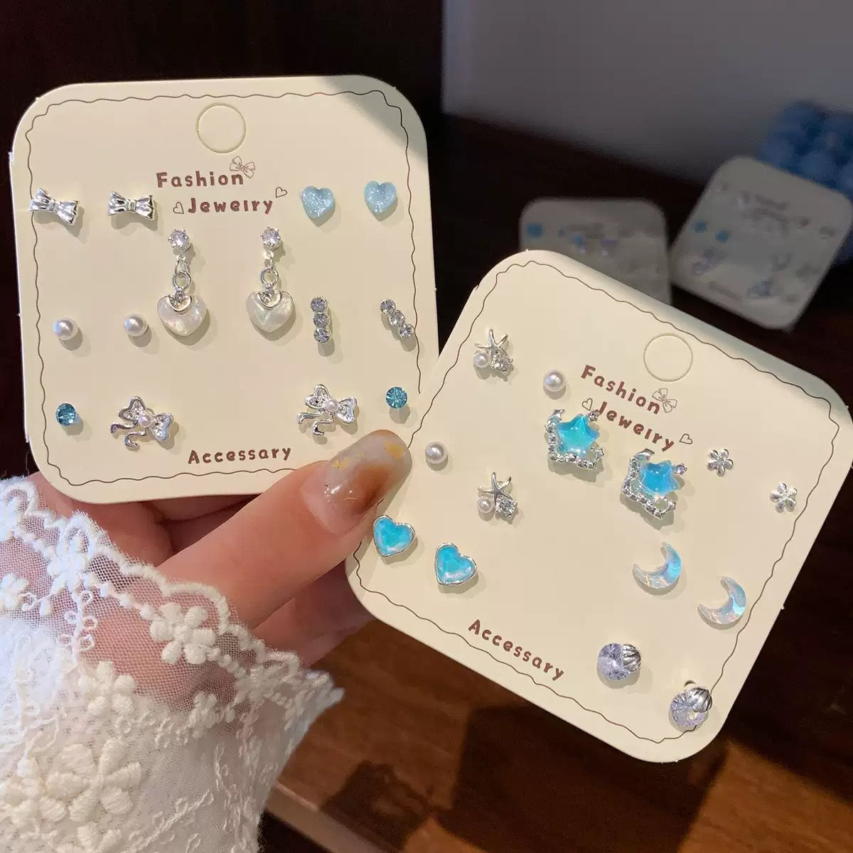 Ocean Style Earrings Set
