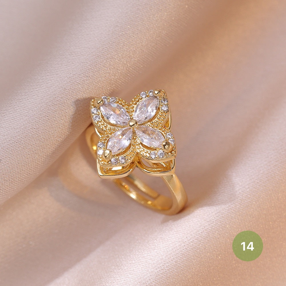 Golden Spinner Ring