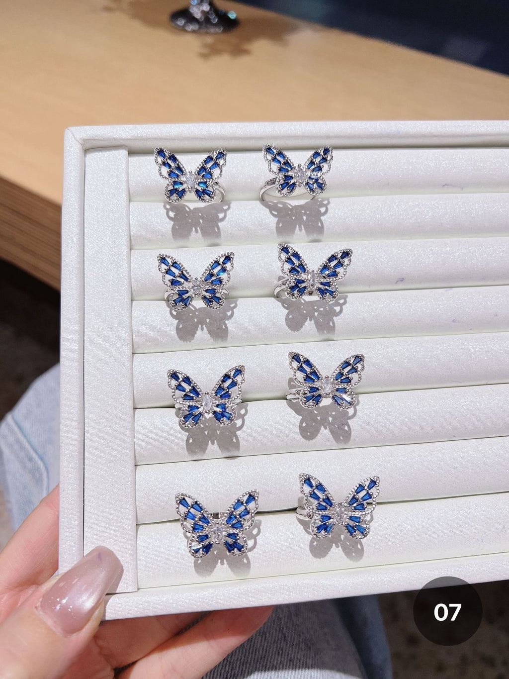 Blue Series Rings