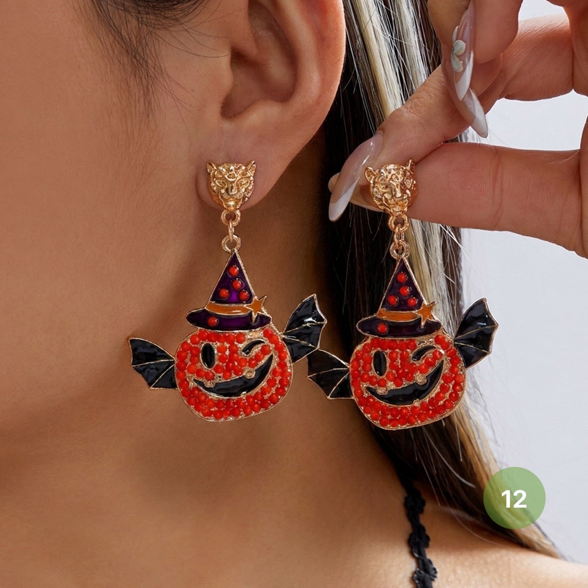 Halloween Candy Dangle Earrings