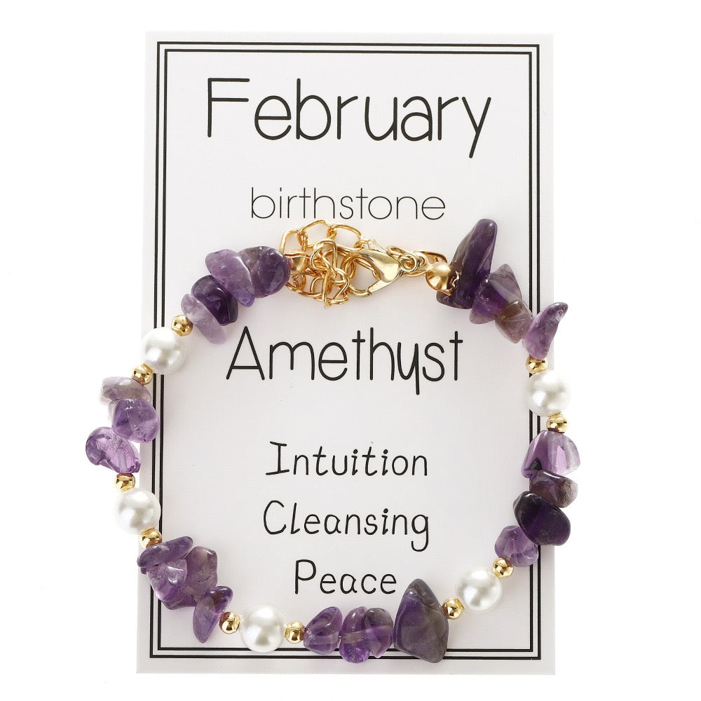 Birthstone Crystal Bracelet