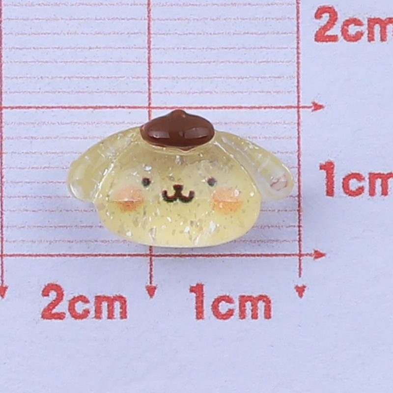 Sanrrio Head Resin Charms 10 pcs