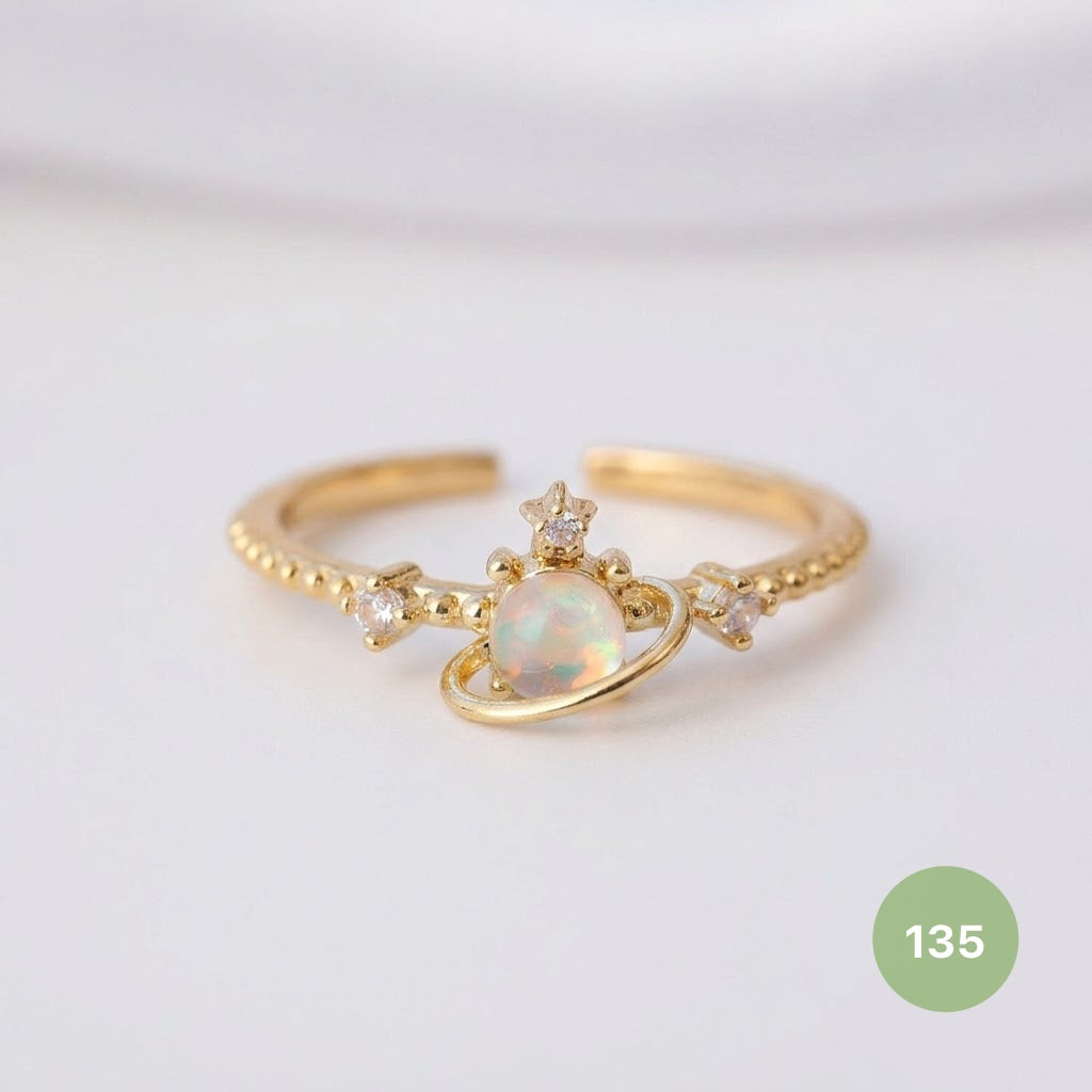 Dainty Rings - golden and silver