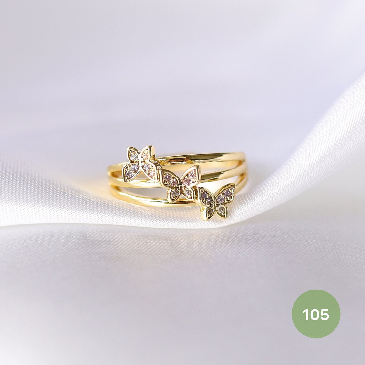 Dainty Rings - golden and silver
