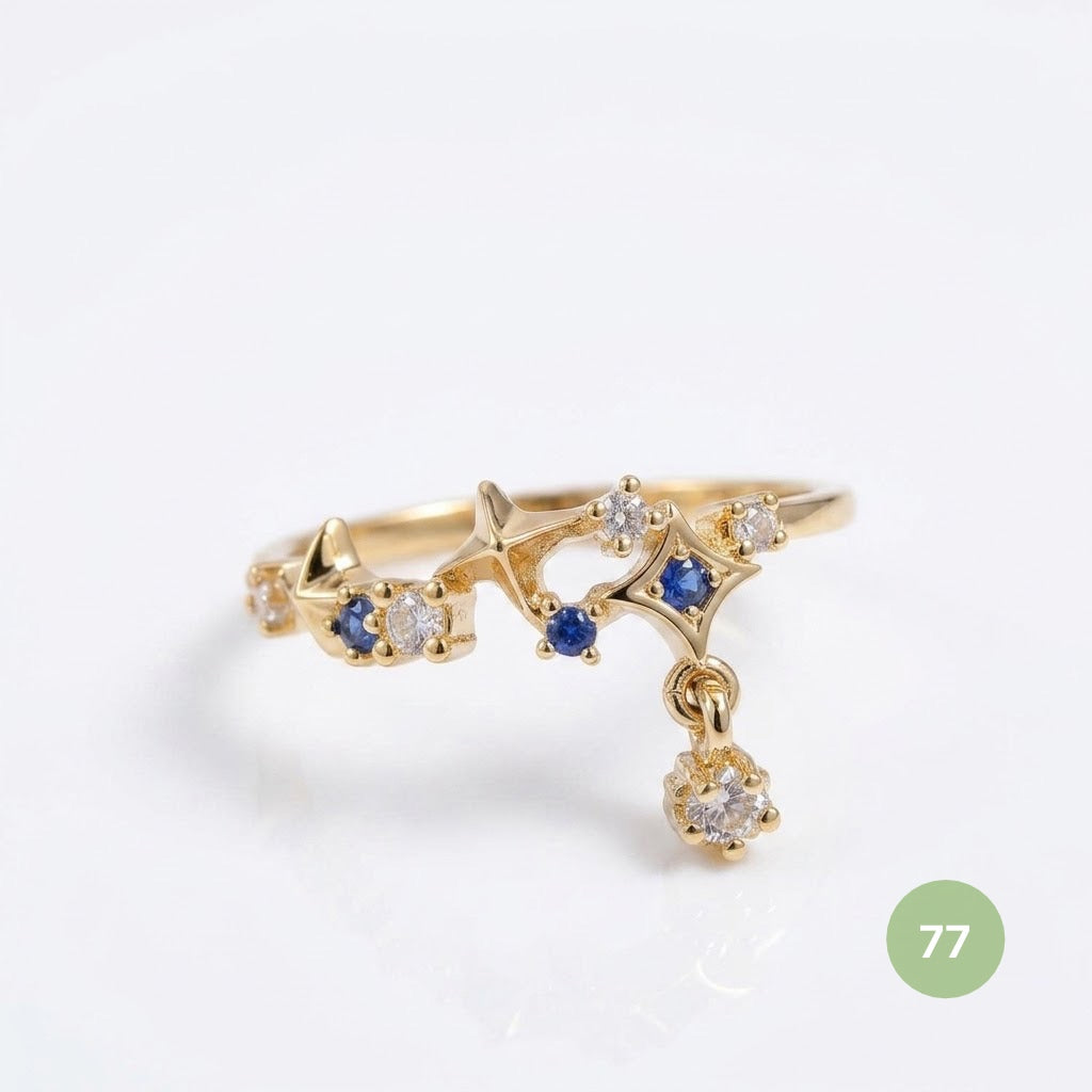 Dainty Rings - golden and silver