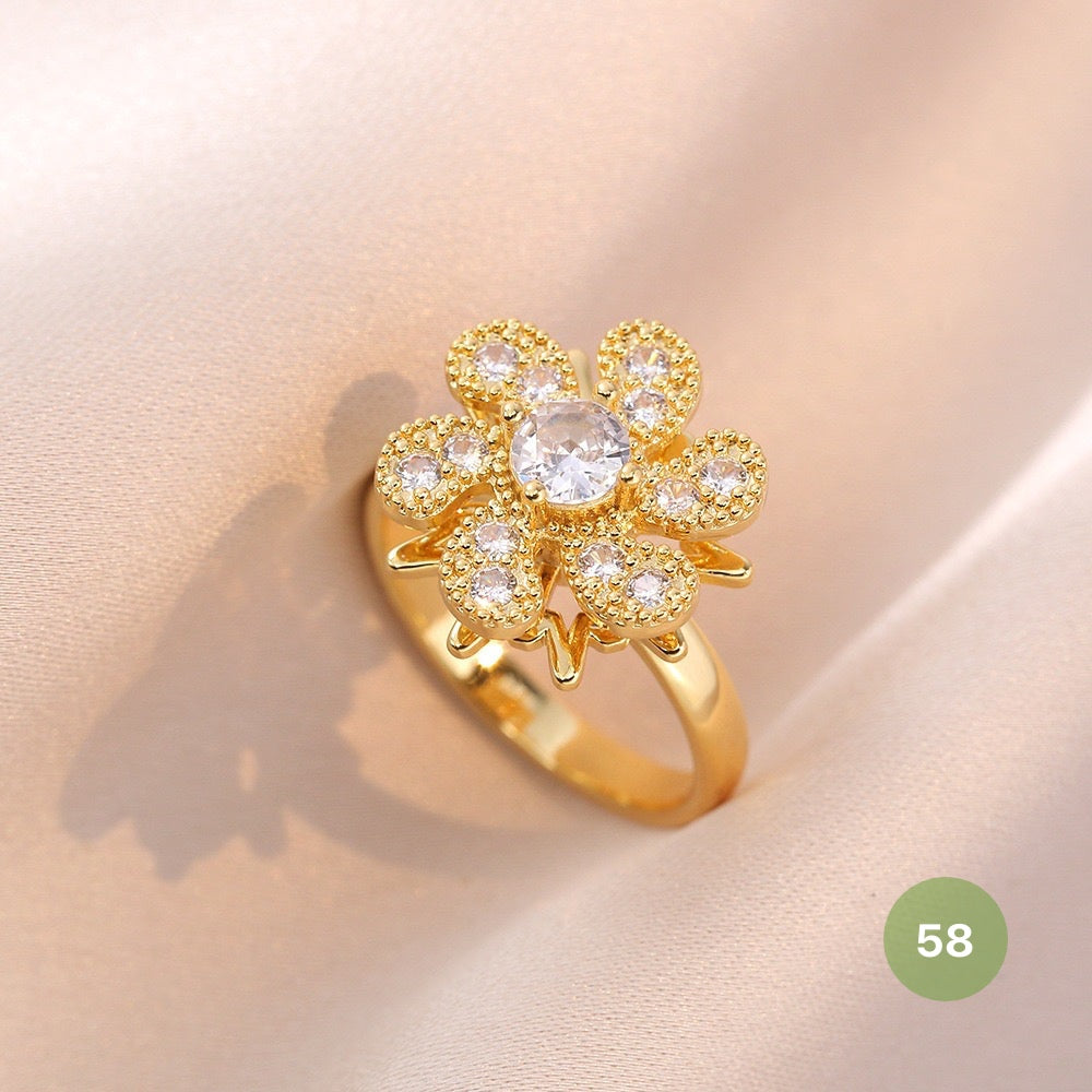 Golden Spinner Ring