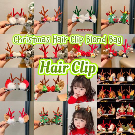 Handmade Christmas Hair Clips- Blind Bag