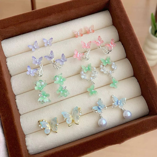 Crystal Butterfly Series Earrings