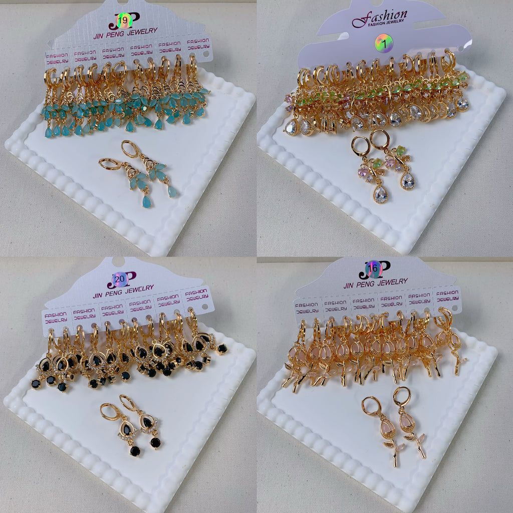 Dainty Dangle Hoop Earring