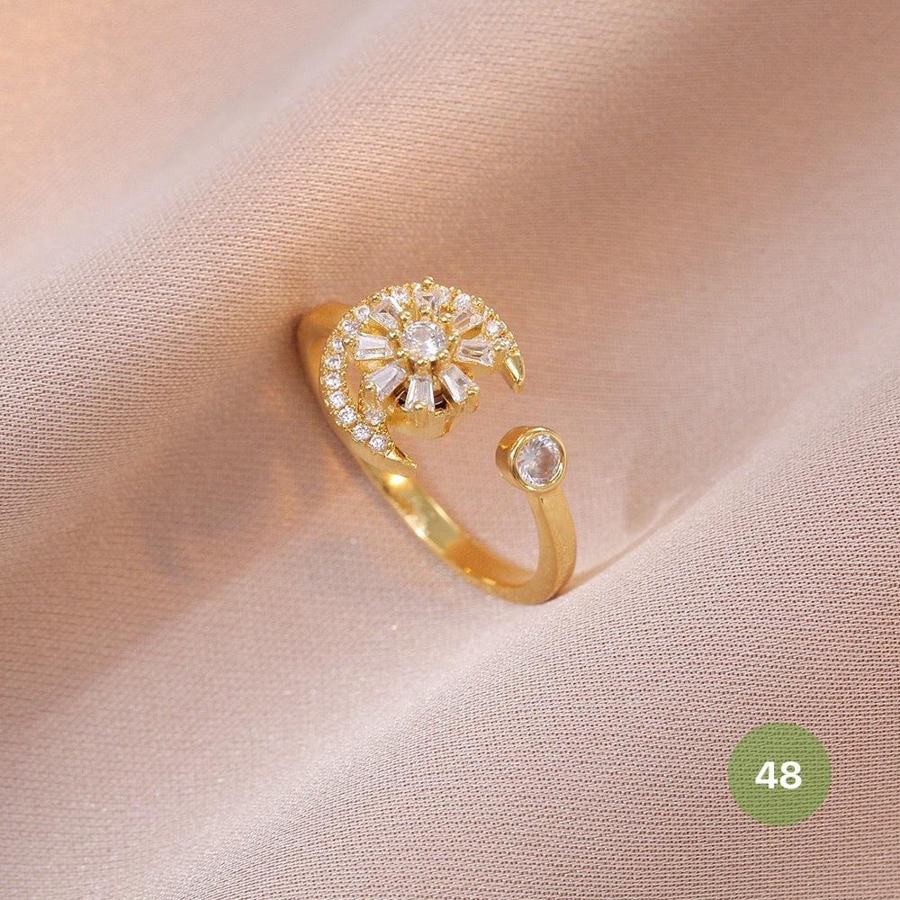 Golden Spinner Ring