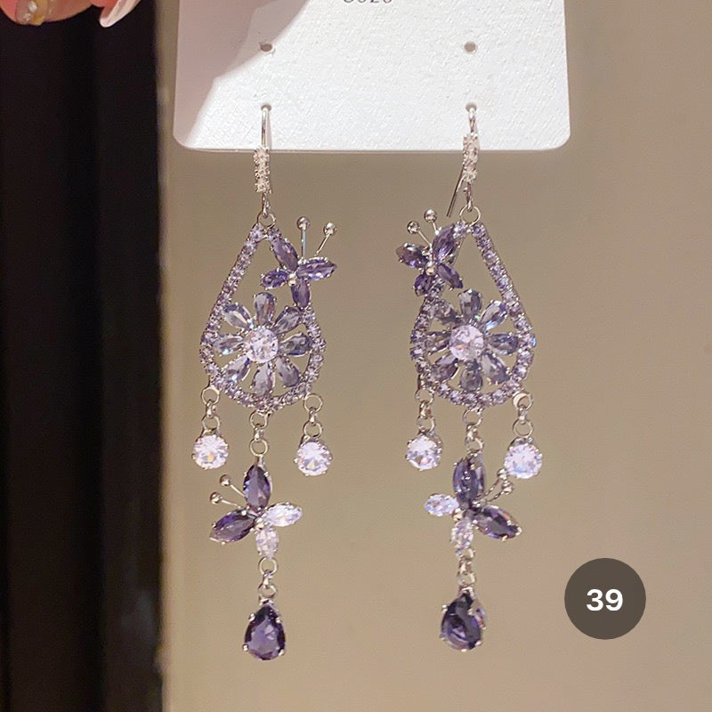 Purple Series Luxury Earrings